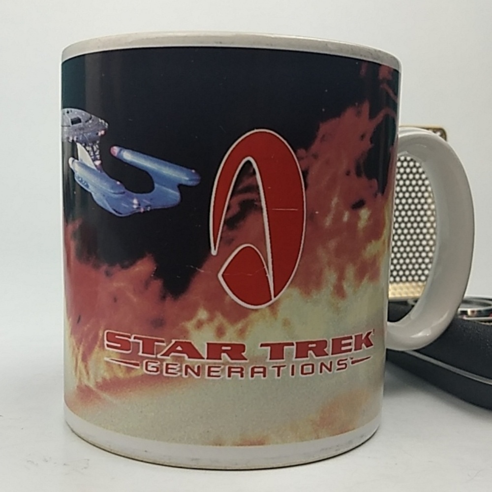 VTG Star Trek Generations stoneware mug